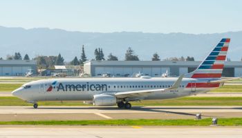 American Airlines Boeing 737-800 seen at Norman Y. Mineta...
