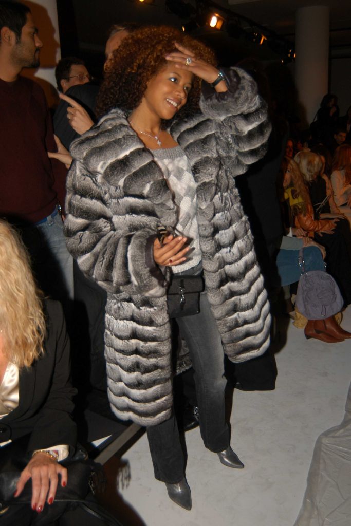 Kelis spotted at a Calvin Klein fashion show back in '04.
