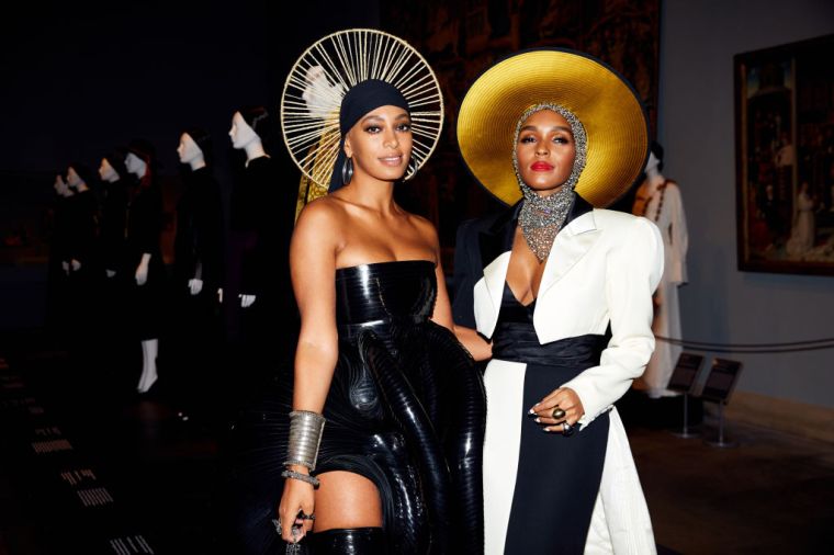 Solange and Janelle Monae for the 'Heavenly Bodies: Fashion & The Catholic Imagination' theme.