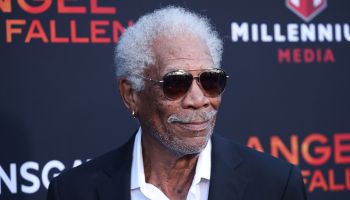 Actor Morgan Freeman arrives at the Los Angeles Premiere Of Lionsgate&apos;s &apos;Angel Has Fallen&apos; held at the Regency Village Theatre on August 20, 2019 in Westwood, Los Angeles, California, United States.