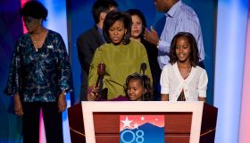 USA - 2008 Presidential Election - Michelle Obama at Walk-Through for DNC