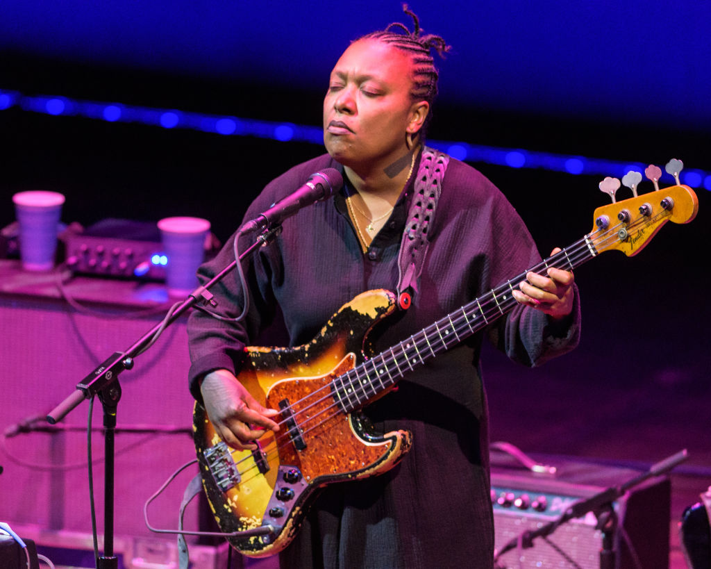 Meshell Ndegeocello performs at The Kennedy Center in Washington, D.C.