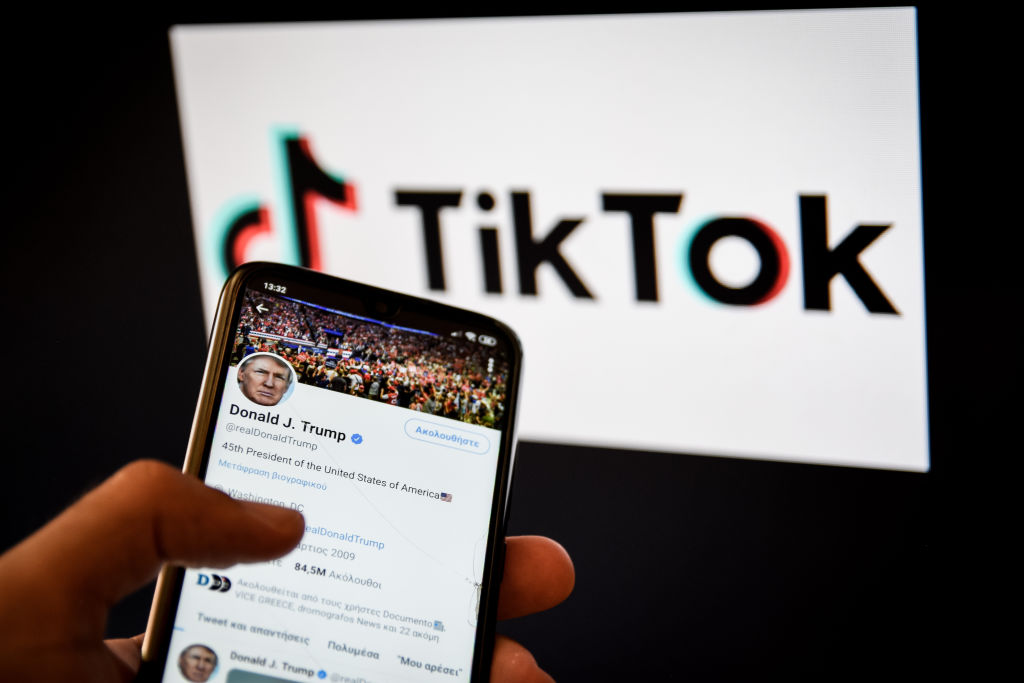 Illustration Of TikTok Logo