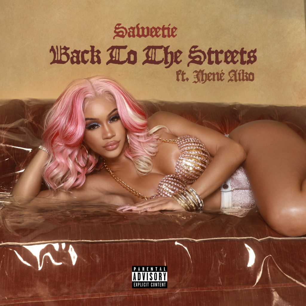 Saweetie x Jhene Aiko "Back To The Streets" Artwork
