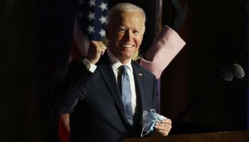 Democratic Presidential Candidate Joe Biden Holds Election Night Event In Delaware
