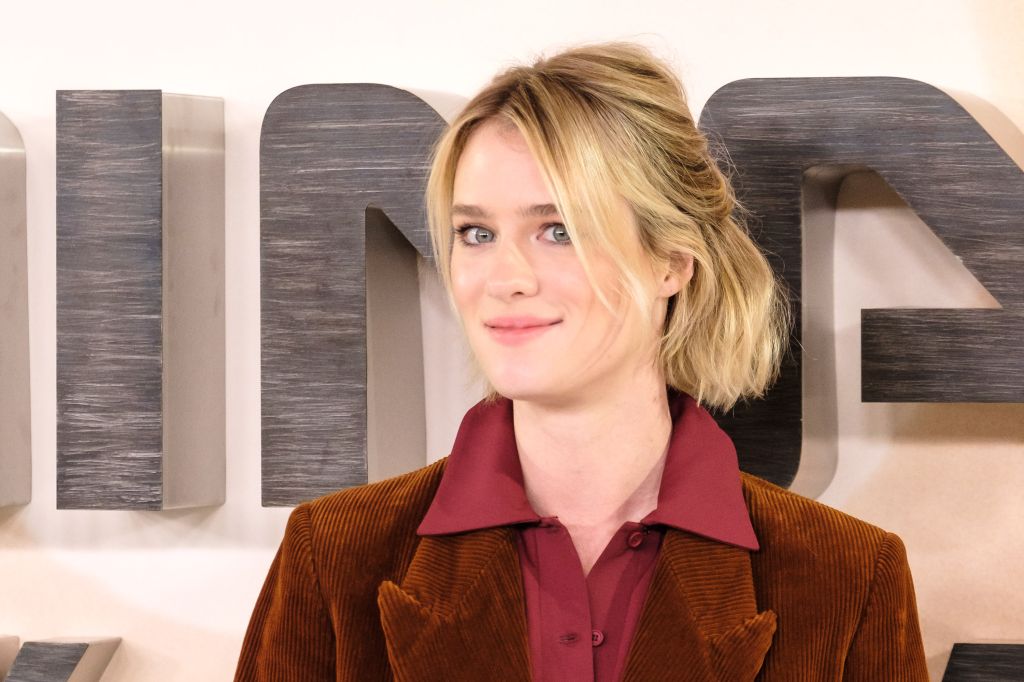 Mackenzie Davis poses at Photocall for TERMINATOR: DARK FATE on Thursday 17 October 2019