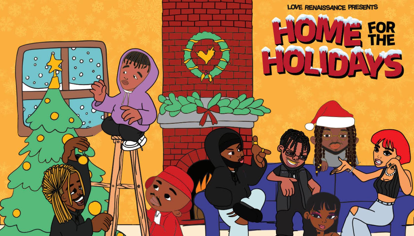LVRN Home For The Holidays Album Artwork