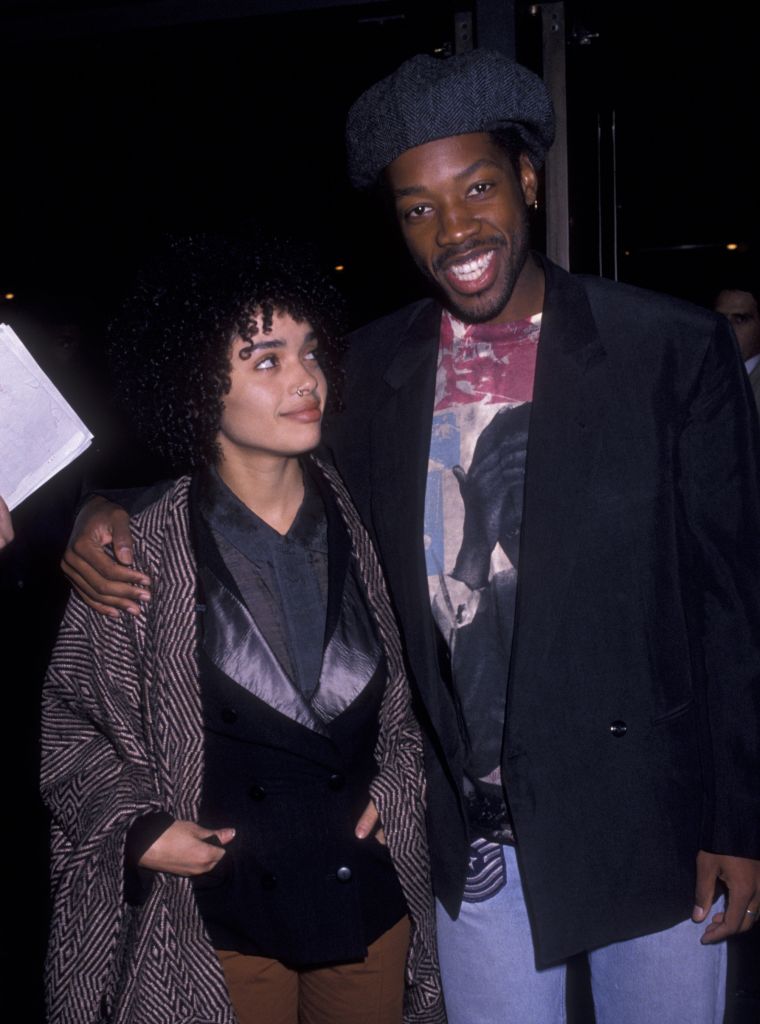 Lisa and 'A Different World' costar Kadeem Hardison attend CityKids Foundation Benefit Fundraiser in 1990 at the St. James Theater.