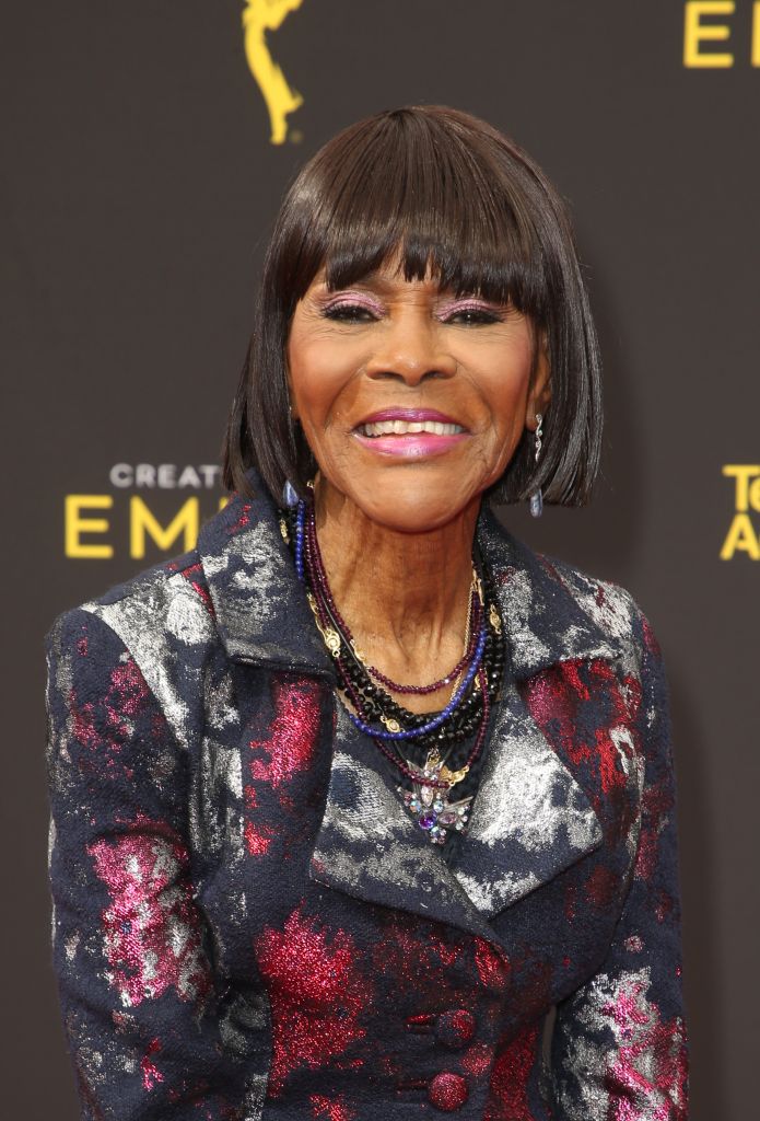 Cicely Tyson smiling at day 2 of the 2019 Creative Arts Emmy Awards