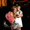 Whitney Houston & Daughter Onstage