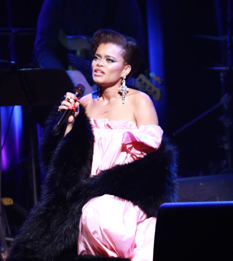 Andra Day performs at the Lena Horne Prize Event Honoring Solange Knowles.