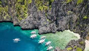 El Nido Secret Lagoon Miniloc Island Palawan Philippines