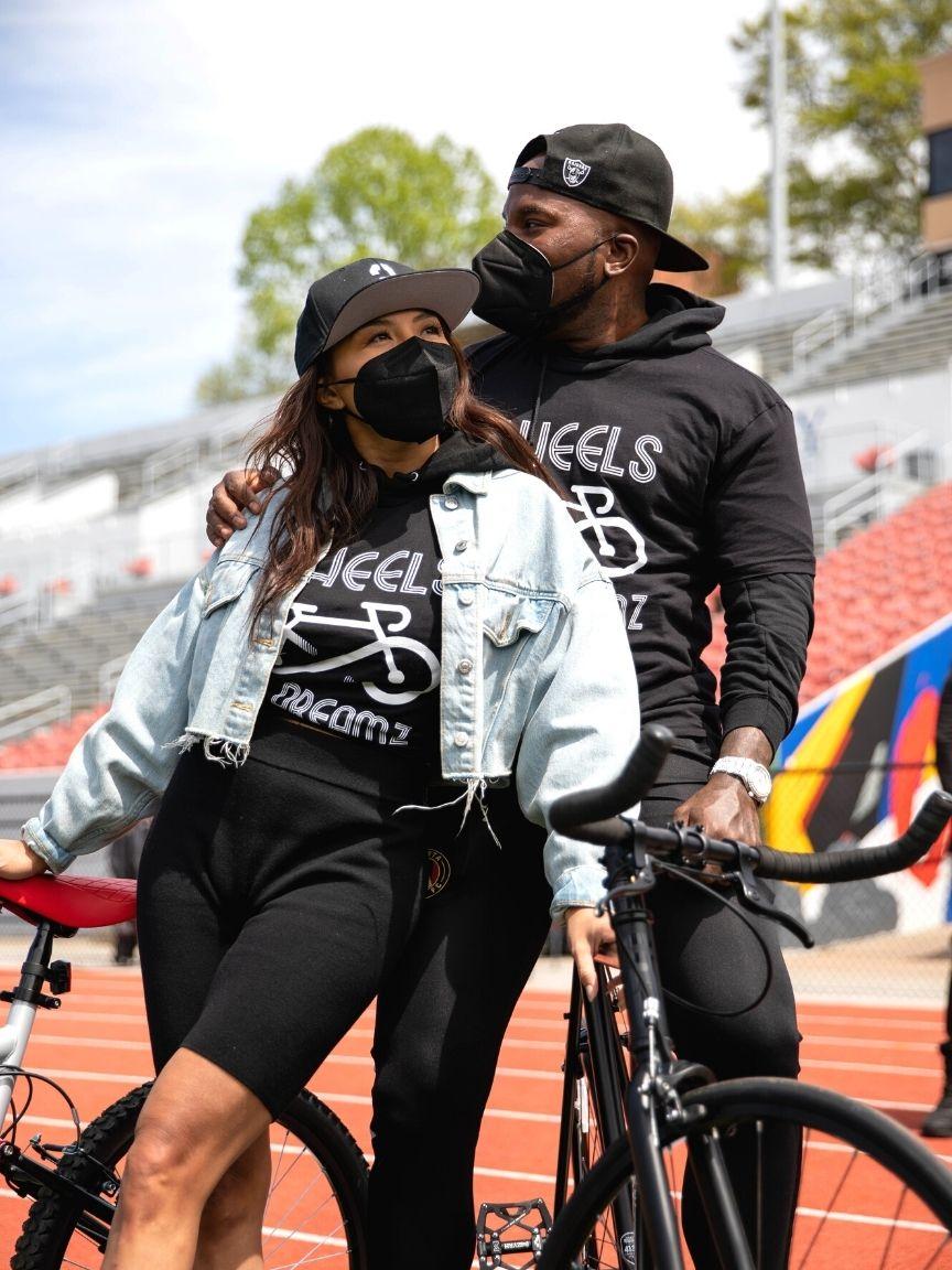 Jeezy & Jeannie Mai Gift ATL youth bicycles