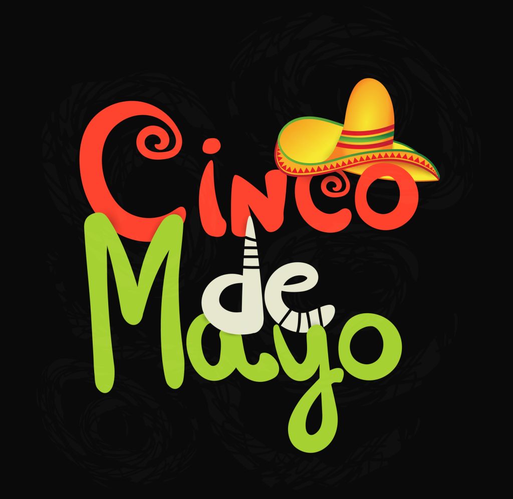 Cinco de Mayo mexican poster. Hand drawn lettering. Vector illustration.