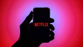 In this photo illustration the Netflix App seen displayed on...