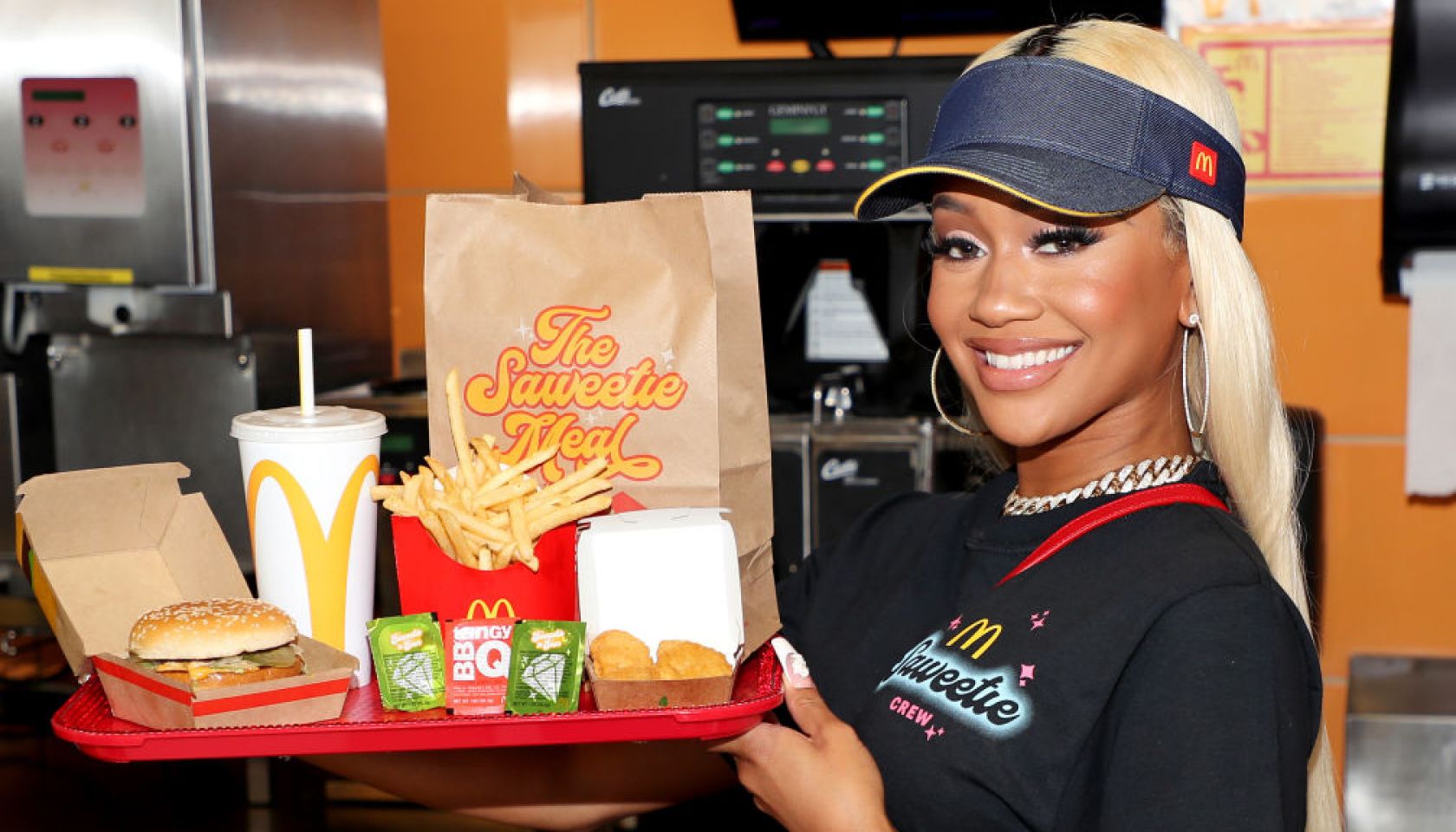 Saweetie Celebrates the launch of her signature order at McDonald's