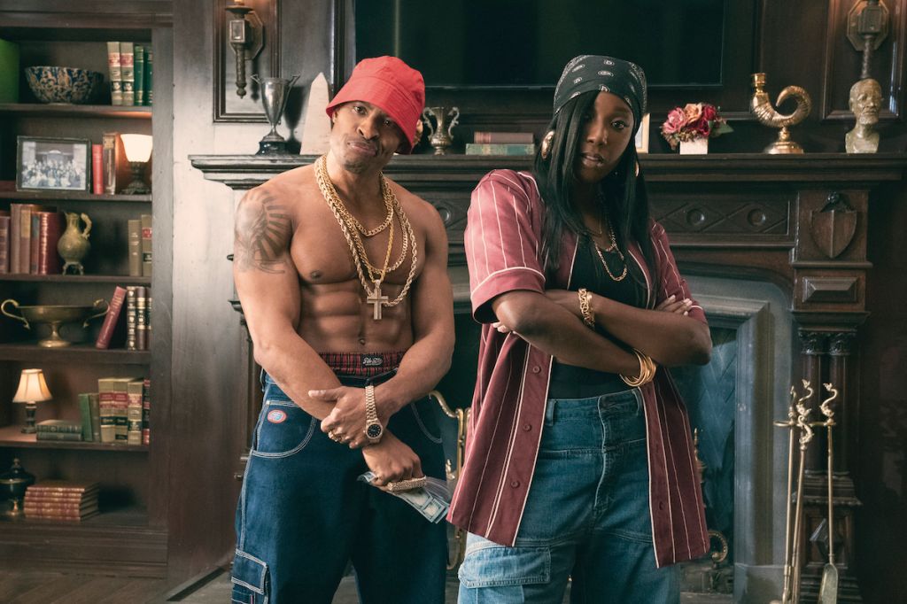 Dear White People Vol. 4 episodic still featuring Brandon Bell and Ashley Blaine Featherson