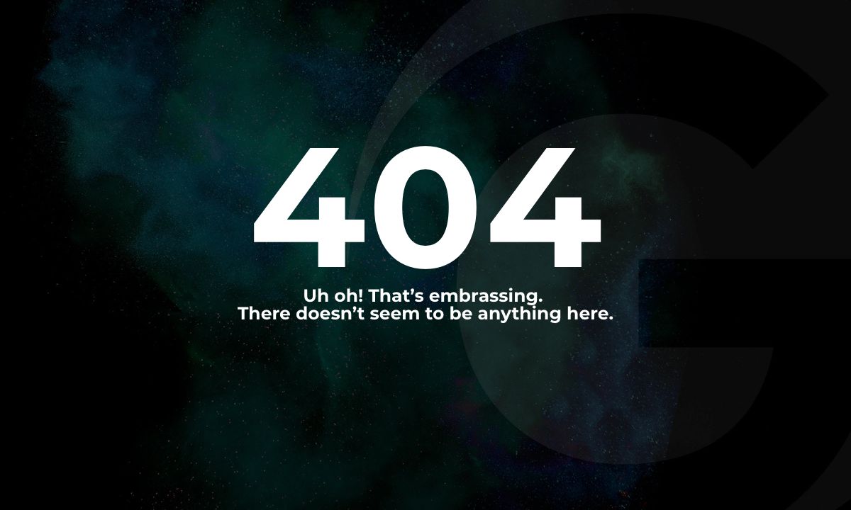 404 Uh oh! That's embarrassing. There doesn't seem to be anything here.