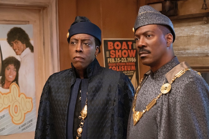 Eddie Murphy and Arsenio Hall in 'Coming 2 America' ... also a great BFF costume idea.