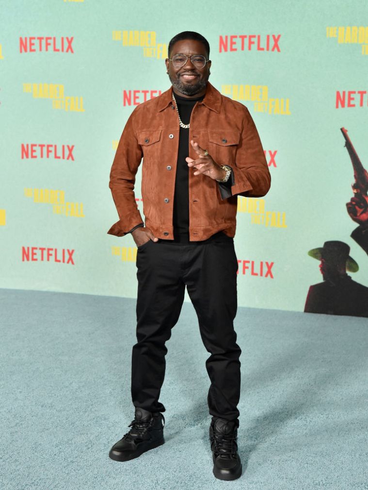 Lil Rel Howery attends the Los Angeles Premiere of "The Harder They Fall."