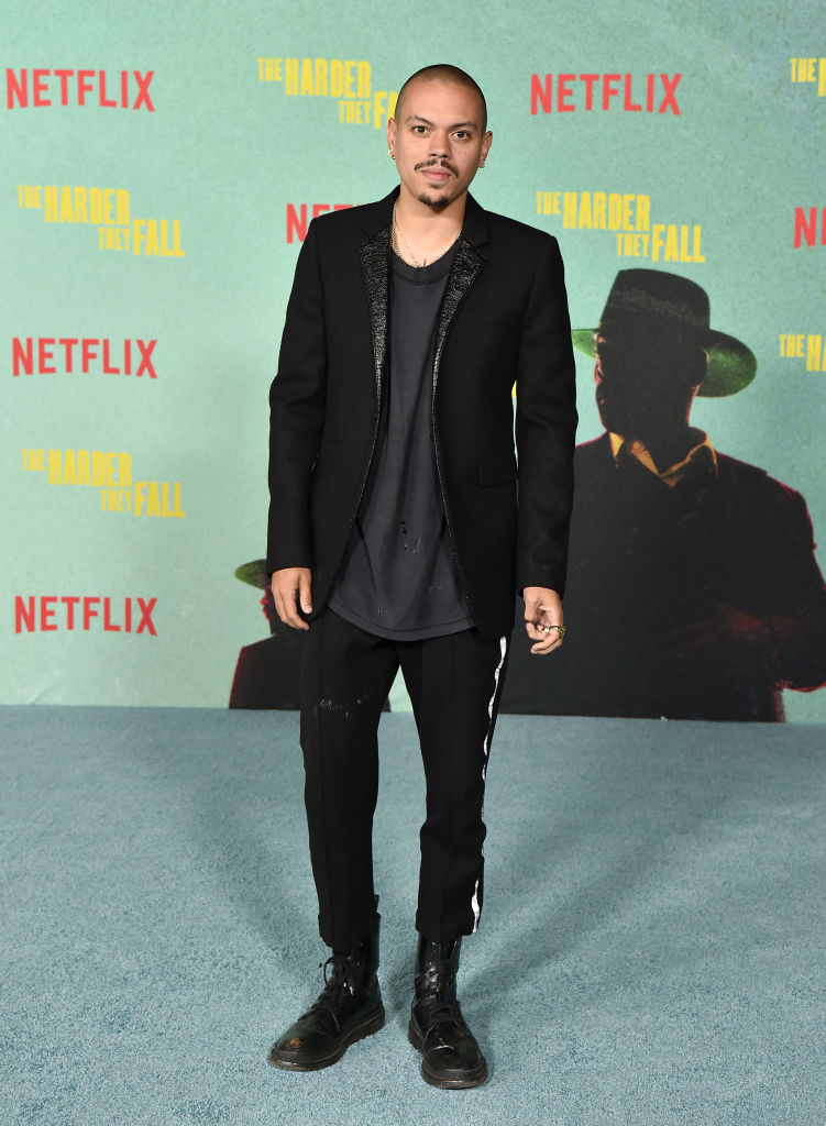 Evan Ross attends the Los Angeles Premiere of "The Harder They Fall."