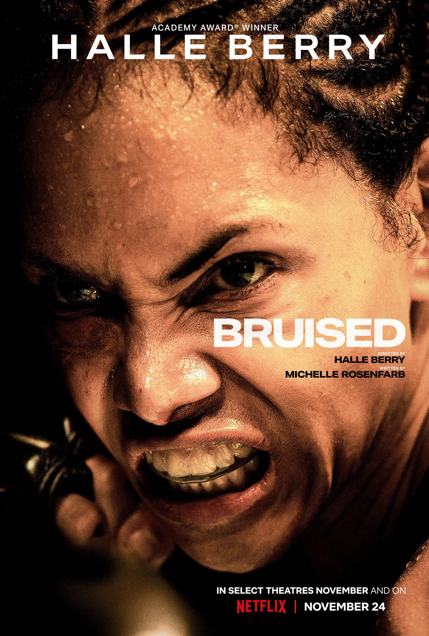 Halle Berry 'Bruised' key artwork and premiere dates