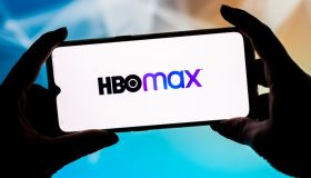In this photo illustration a HBO Max logo seen displayed on...
