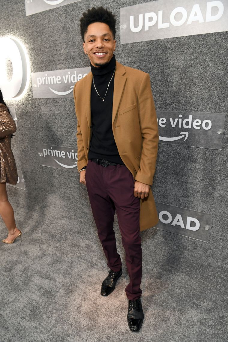 Terrence Green Poses On The Carpet