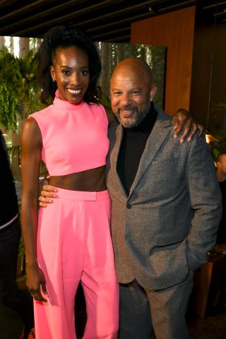 Zainab Johnson and Chris Williams attendThe Season Two Celebration of Upload on Prime Video was held at the West Hollywood EDITION on March 8th, 2022, in Los Angeles, California