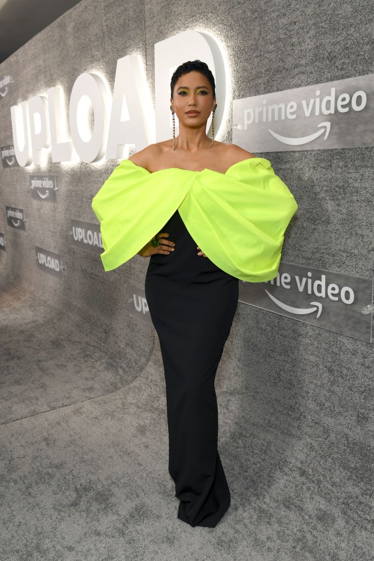 Andy Allo Stunning In Green