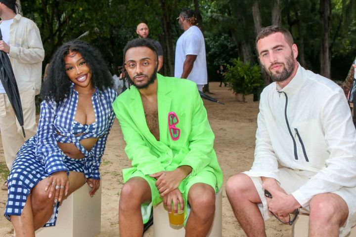 SZA, Aminé and Marco Maestri Pose For The Camera
