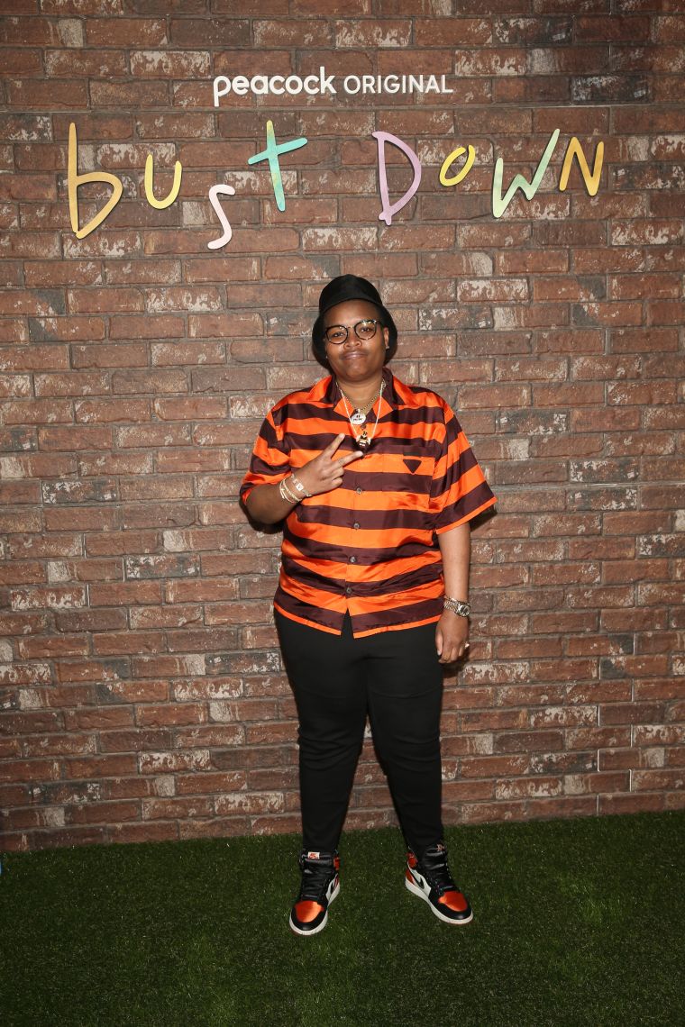 Sam Jay With A Strong Peace Sign