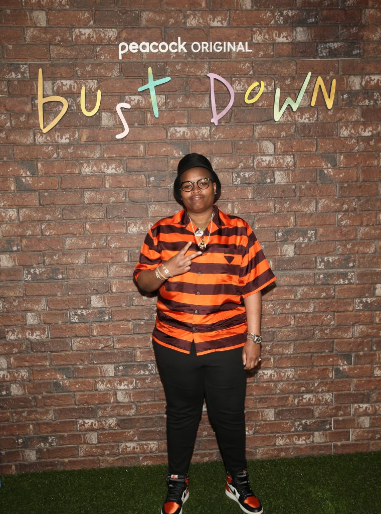 Sam Jay With A Strong Peace Sign