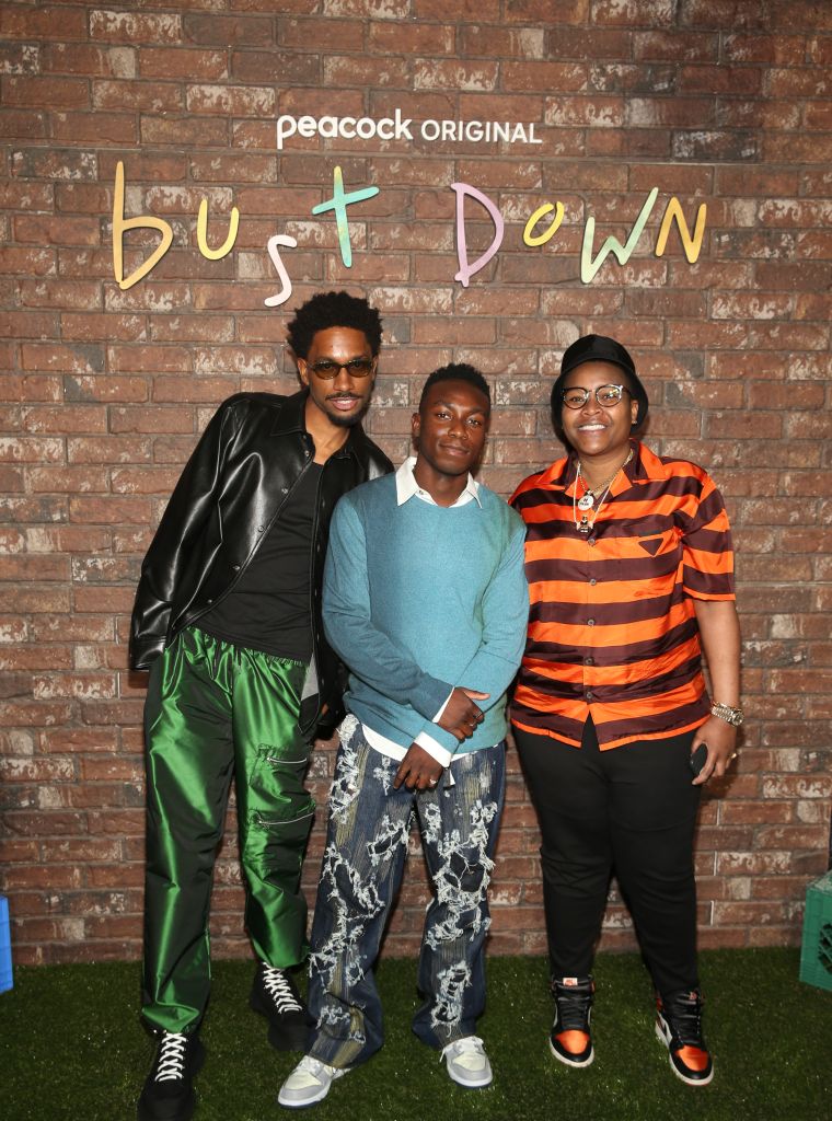 Olly Sholotan Posed With The 'Bust Down' Cast