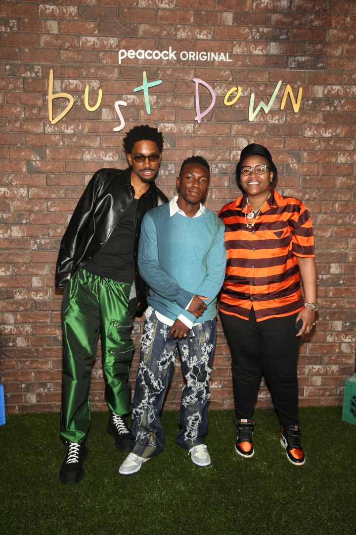 Olly Sholotan Posed With The 'Bust Down' Cast