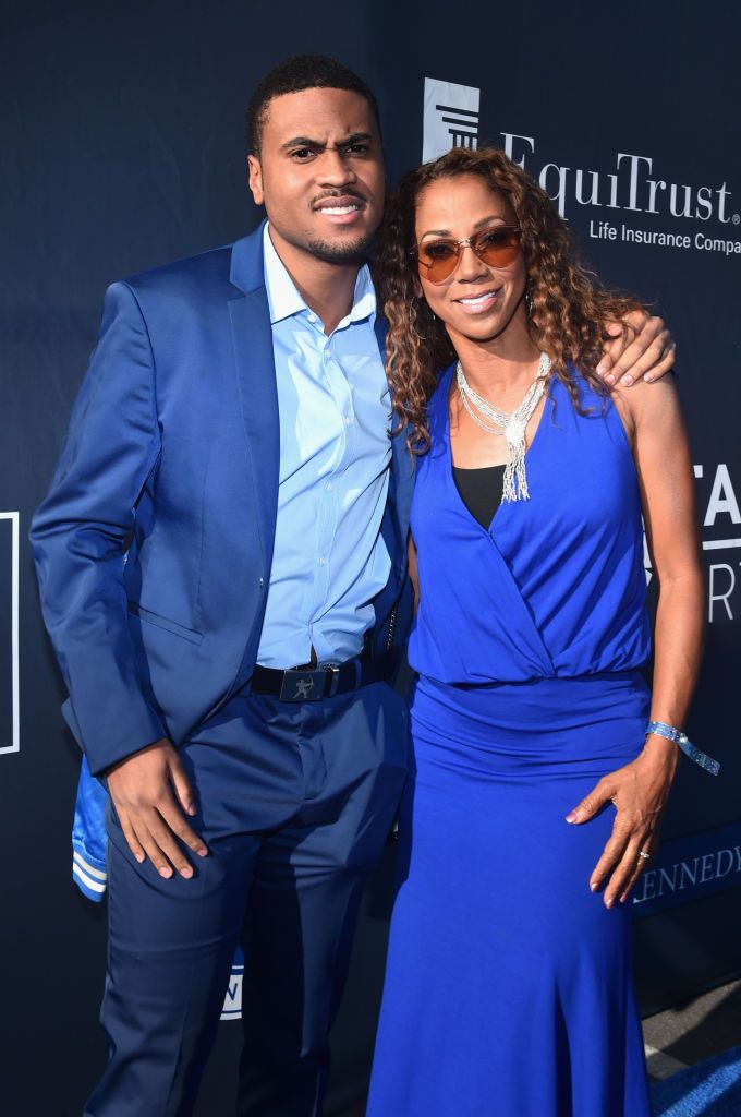 Holly Robinson Peete & Son Rodney, Jr.