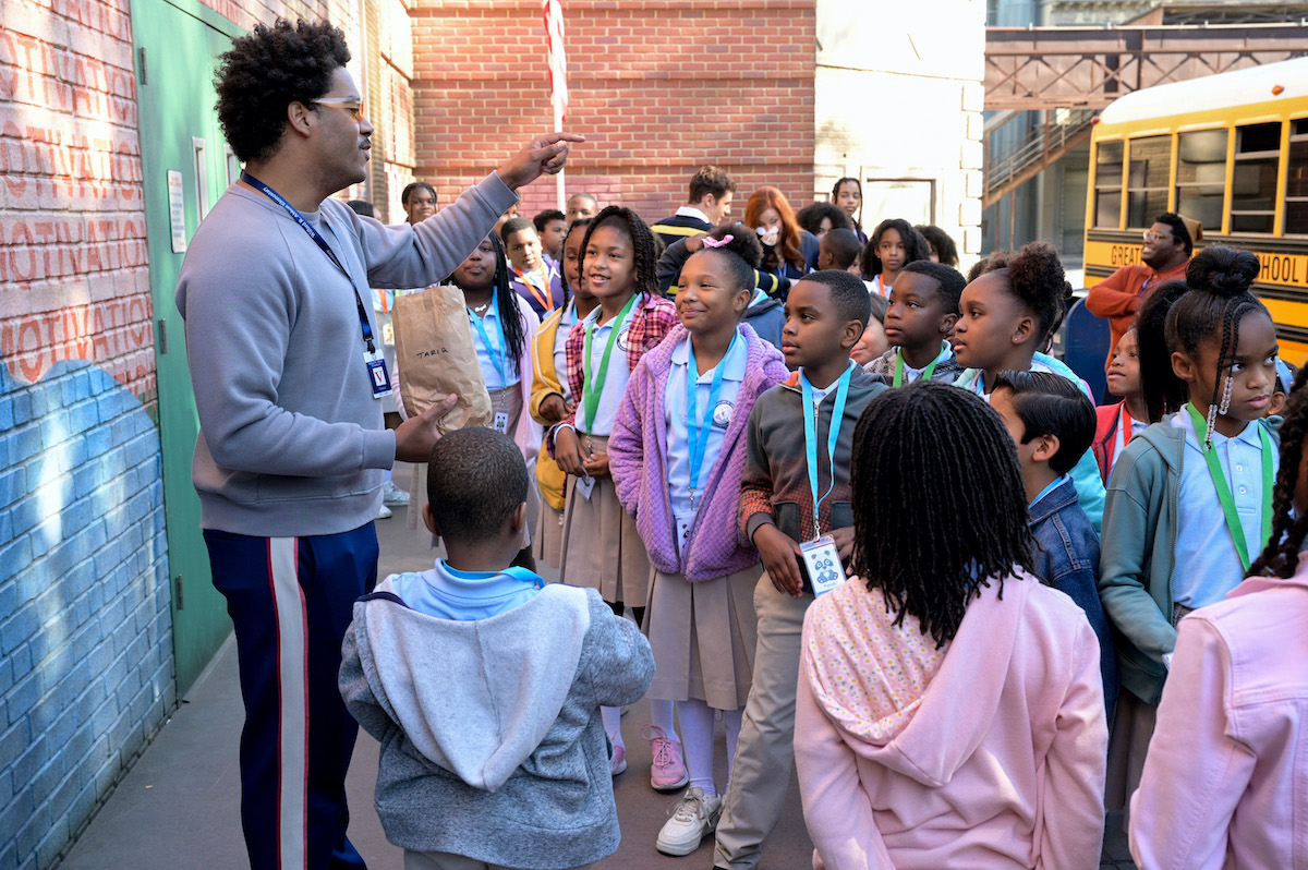 ZACK FOX Abbott Elementary Finale Event photos and Episodic stills
