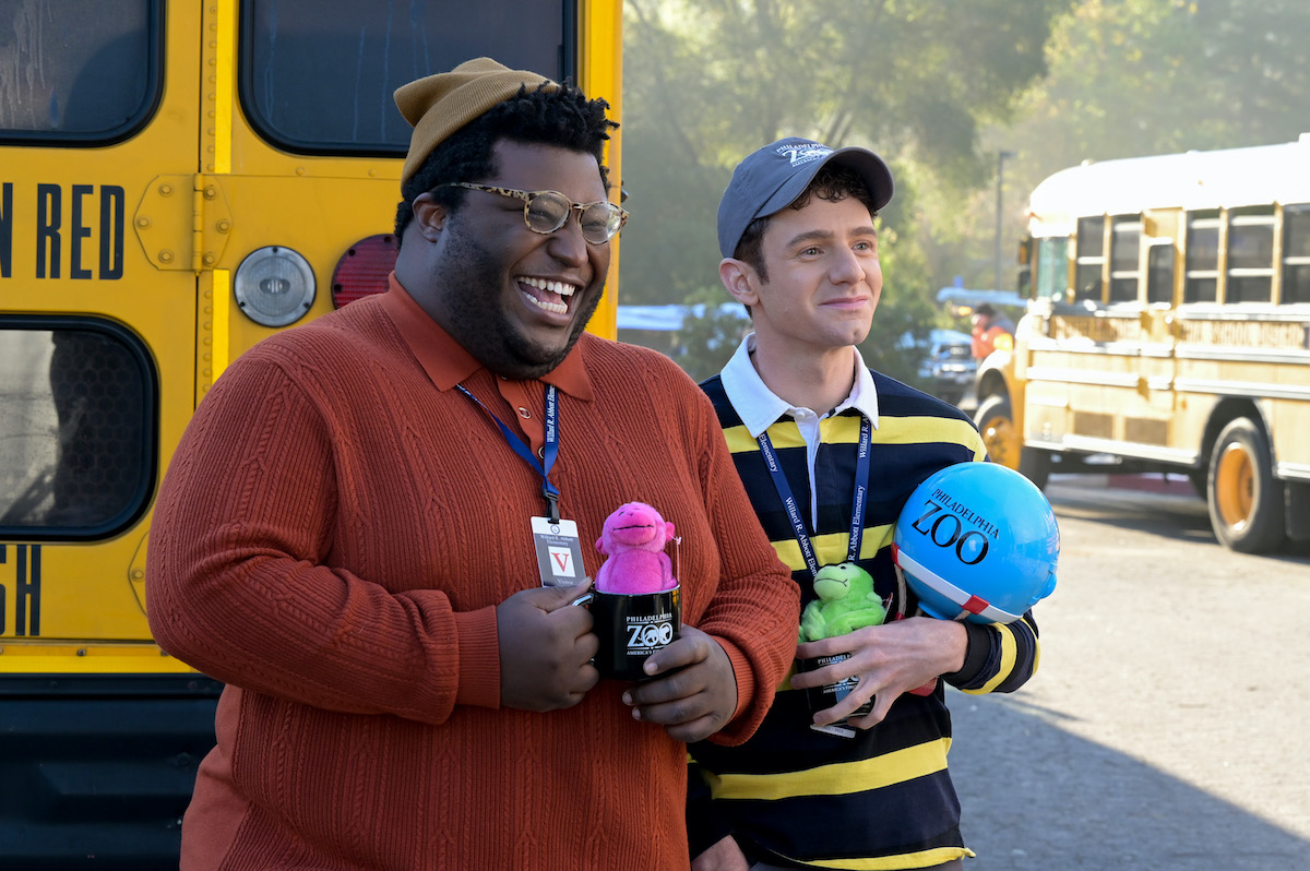 LARRY OWENS CHRIS PERFETTI Abbott Elementary Finale Event photos and Episodic stills