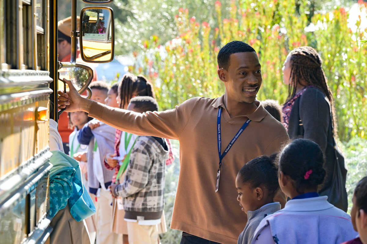 TYLER JAMES WILLIAMS Abbott Elementary Finale Event photos and Episodic stills