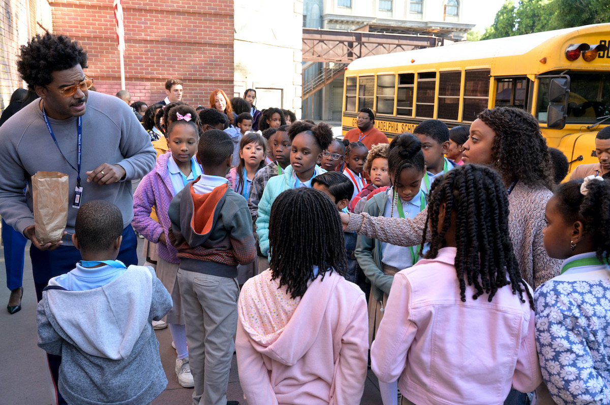 ZACK FOX Abbott Elementary Finale Event photos and Episodic stills