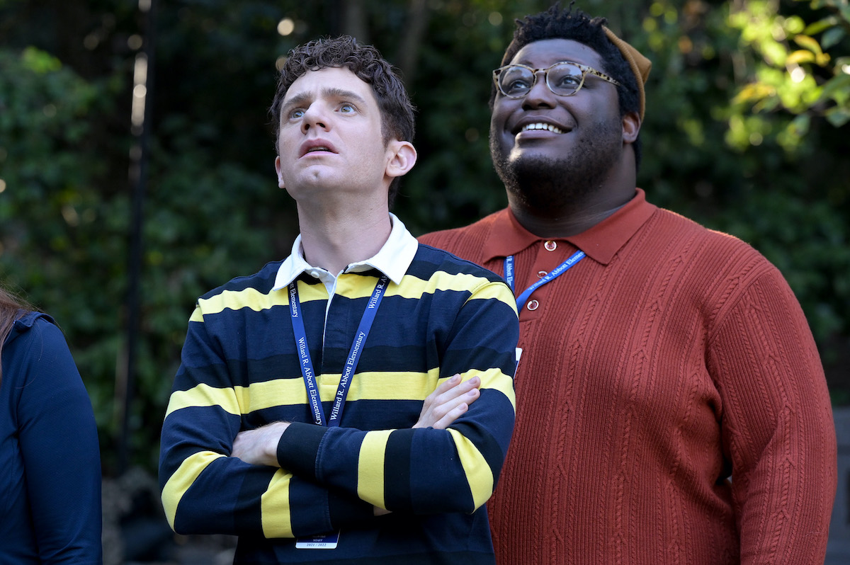 CHRIS PERFETTI AND LARRY OWENS Abbott Elementary Finale Event photos and Episodic stills