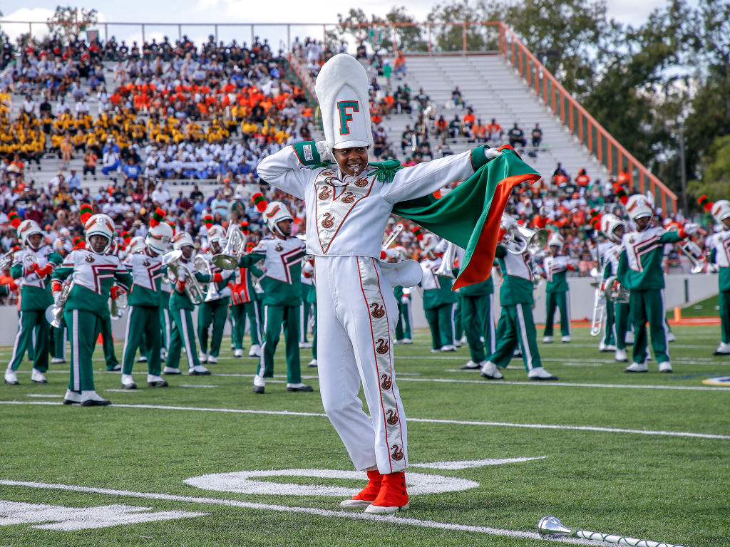 Florida A&M Marching 100 delivers electrifying performance during Louis  Vuitton Fashion Show - Good Morning America