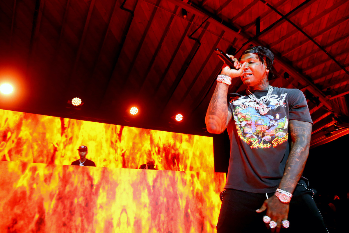 Moneybagg Yo performs at Spotify's All Rap-Caviar Experience on June 23, 2022 in Los Angeles, California.