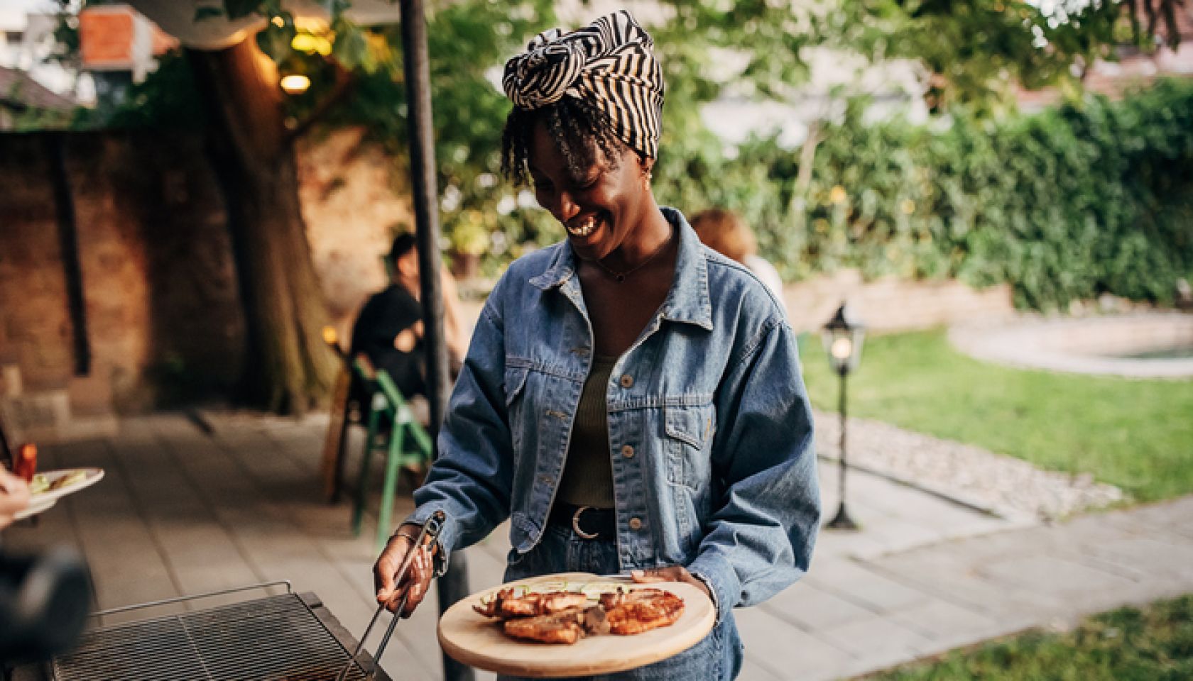 Barbecue is almost ready