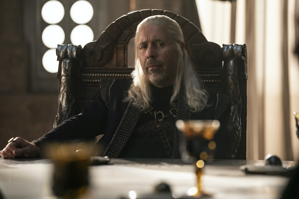 House of the Dragon episodic still of Paddy Considine as King Viserys Targaryen