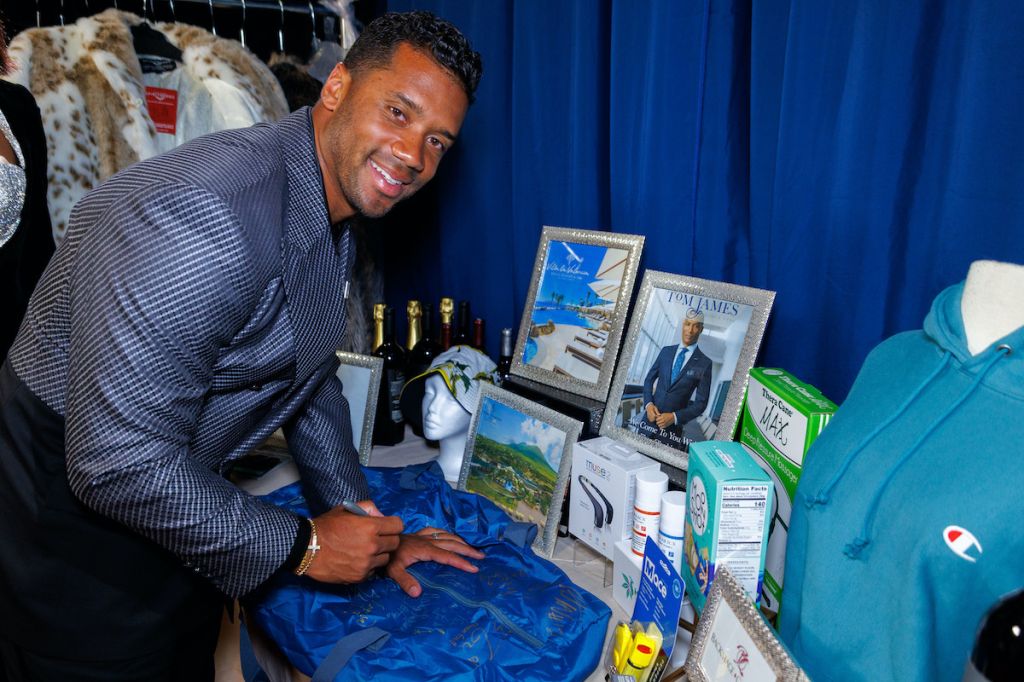 Russell Wilson Backstage Creations ESPYS gifting suite