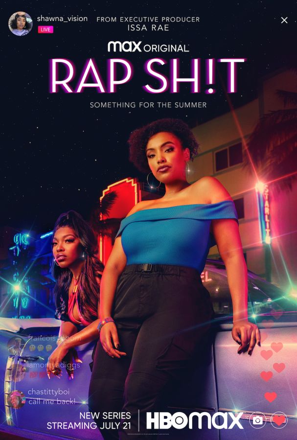 Rap Sh!t Key art and episodic stills