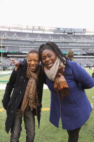 Celebrities Attend The Oakland Raiders Vs New York Jets Game - December 8, 2013