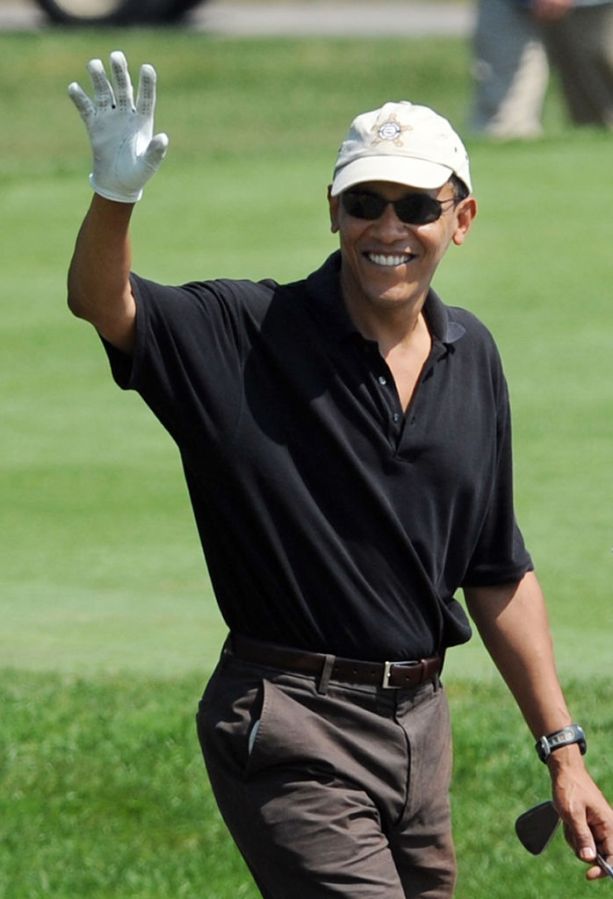 US-POLITICS-OBAMA-VACATION-GOLF
