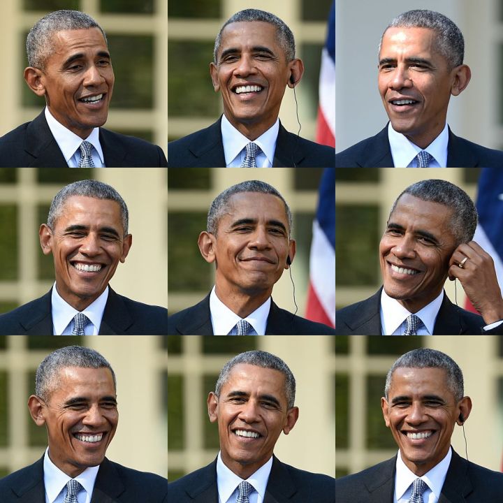 The Many Faces of Barack